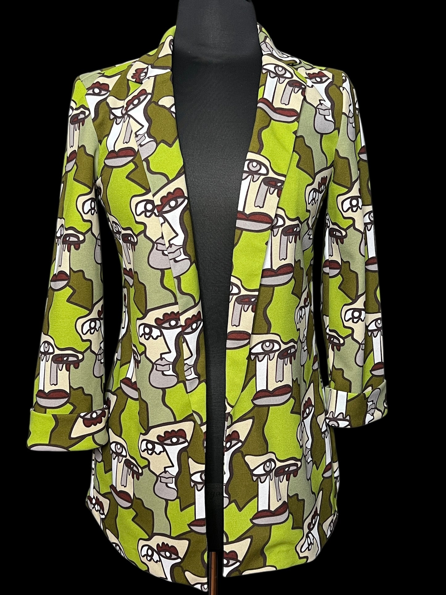 07.23 Blazers NWT Wearever Green Faces (S)