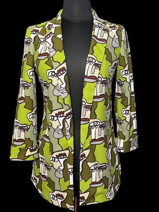 07.23 Blazers NWT Wearever Green Faces (S) PTP 17”