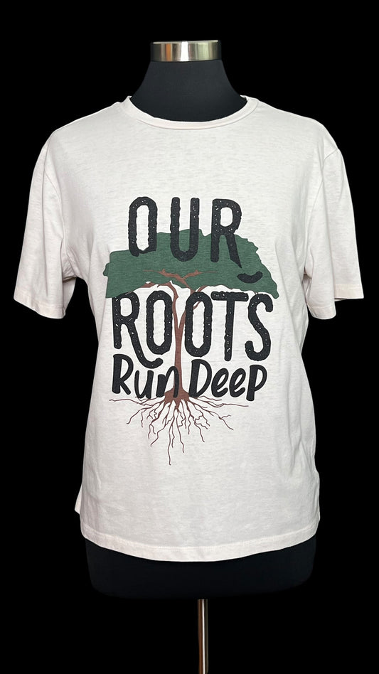 07.21 Tops NWOT Roots Run Deep Tee (L)