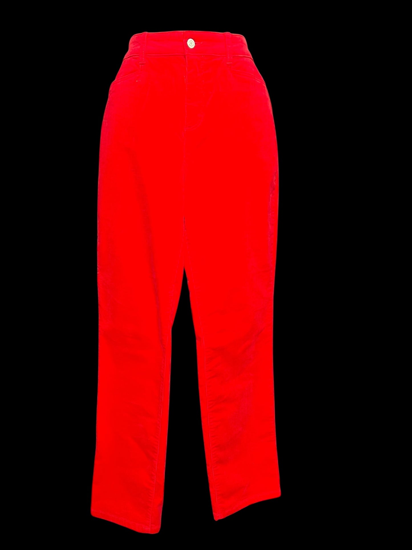 11.04 Pants NWOT Talbots Red Corduroy (12) Fits (10)