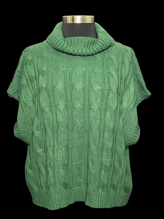 11.04 Sweaters Grn Sweater Vest (XL/1X) Cvy