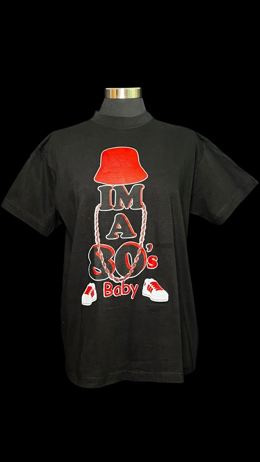 07.21 Tops NWOT I Am 80s Baby Tee (L)