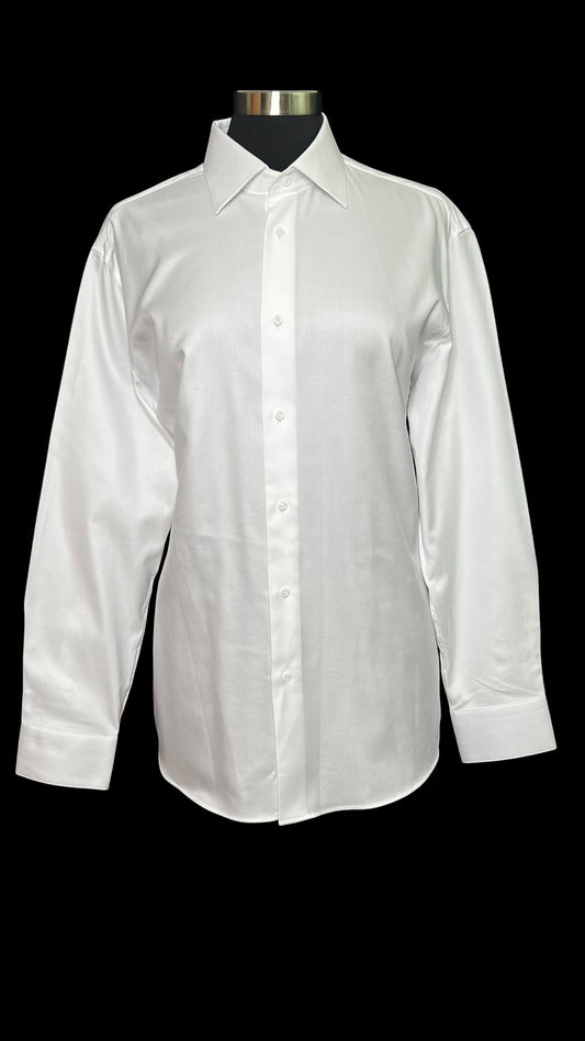 07.21 Tops NWT Wht Mens Button Down (M) PTP 22"