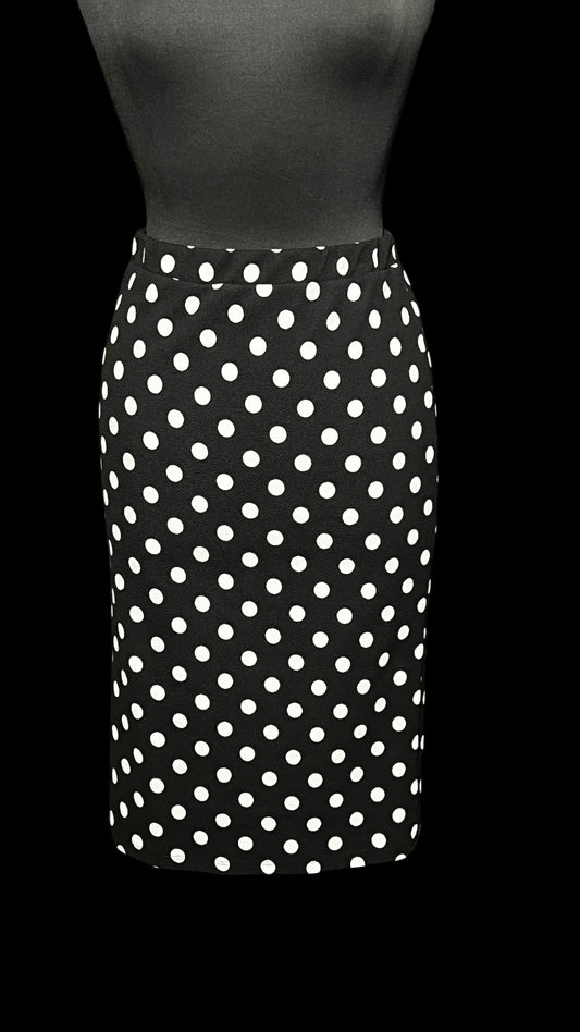 07.21 Skirts MOA Blk/Wht Polka Dot (L) Fits (8)