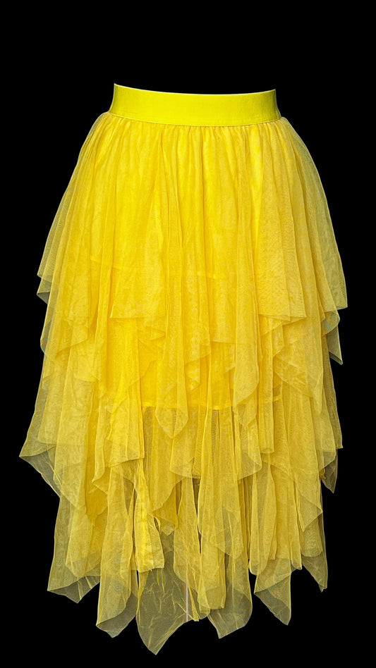 08.02 Skirts Ylw Tulle (XL) Fits (M/XL)