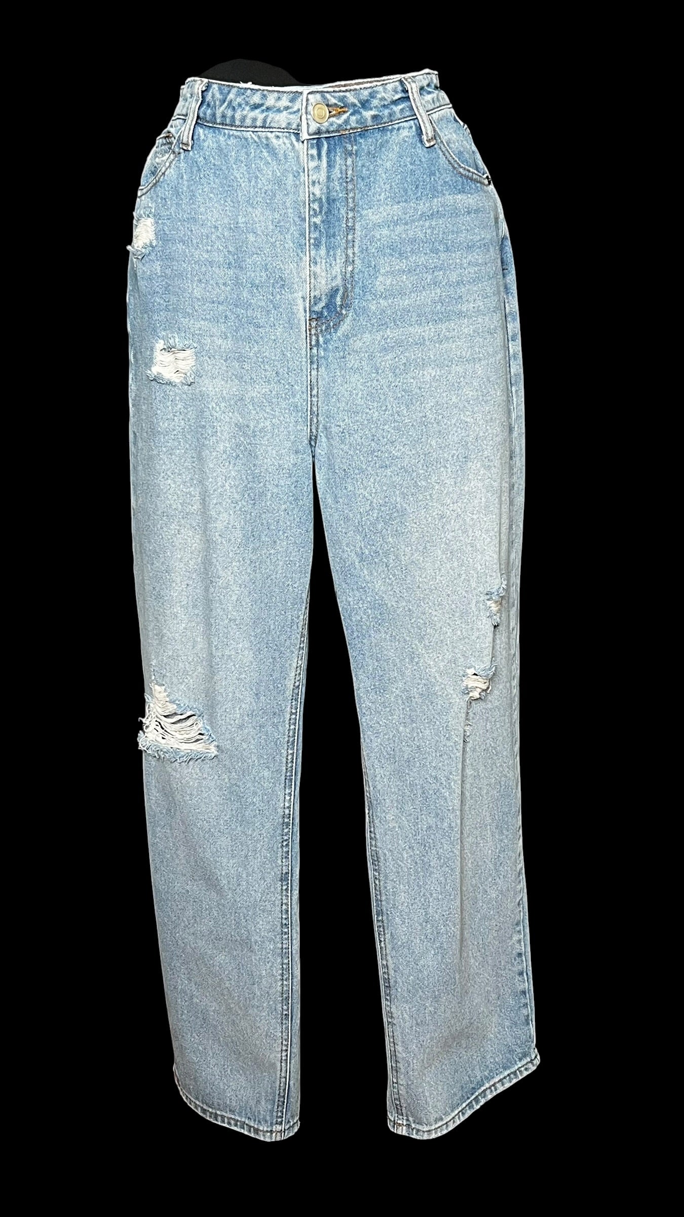 08.27 Pants F. Nova Distressed Denim (W33/R13/H44/I30) (15) Fits (10/Slim)