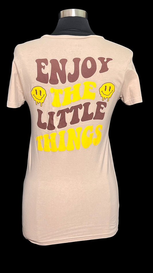 07.05 Tees Tan Enjoy The Little Things (S)