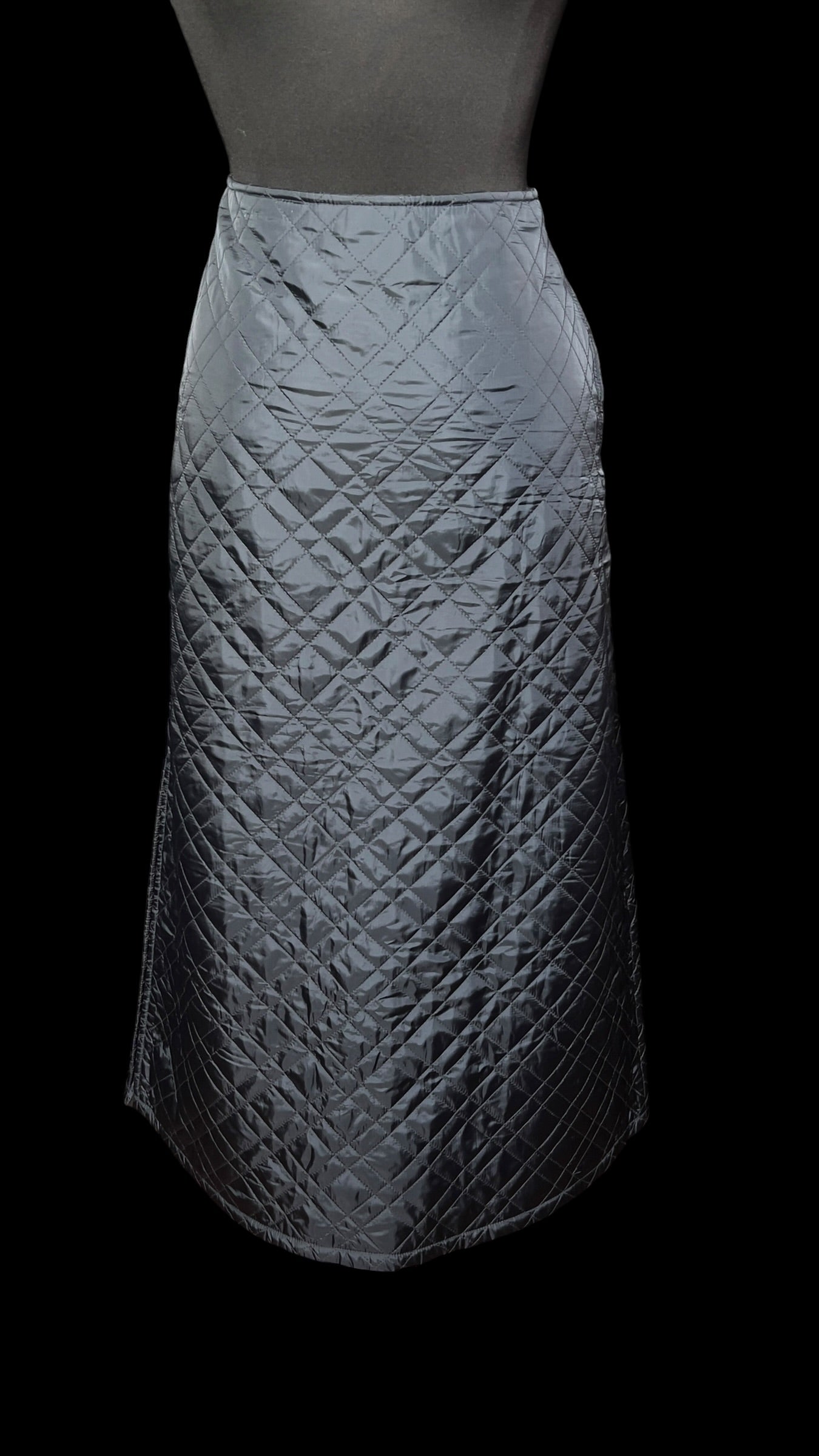 10.15 Skirts Polo R. Lauren Polo Navy Quilted Maxi (12) Fits (8) Slim
