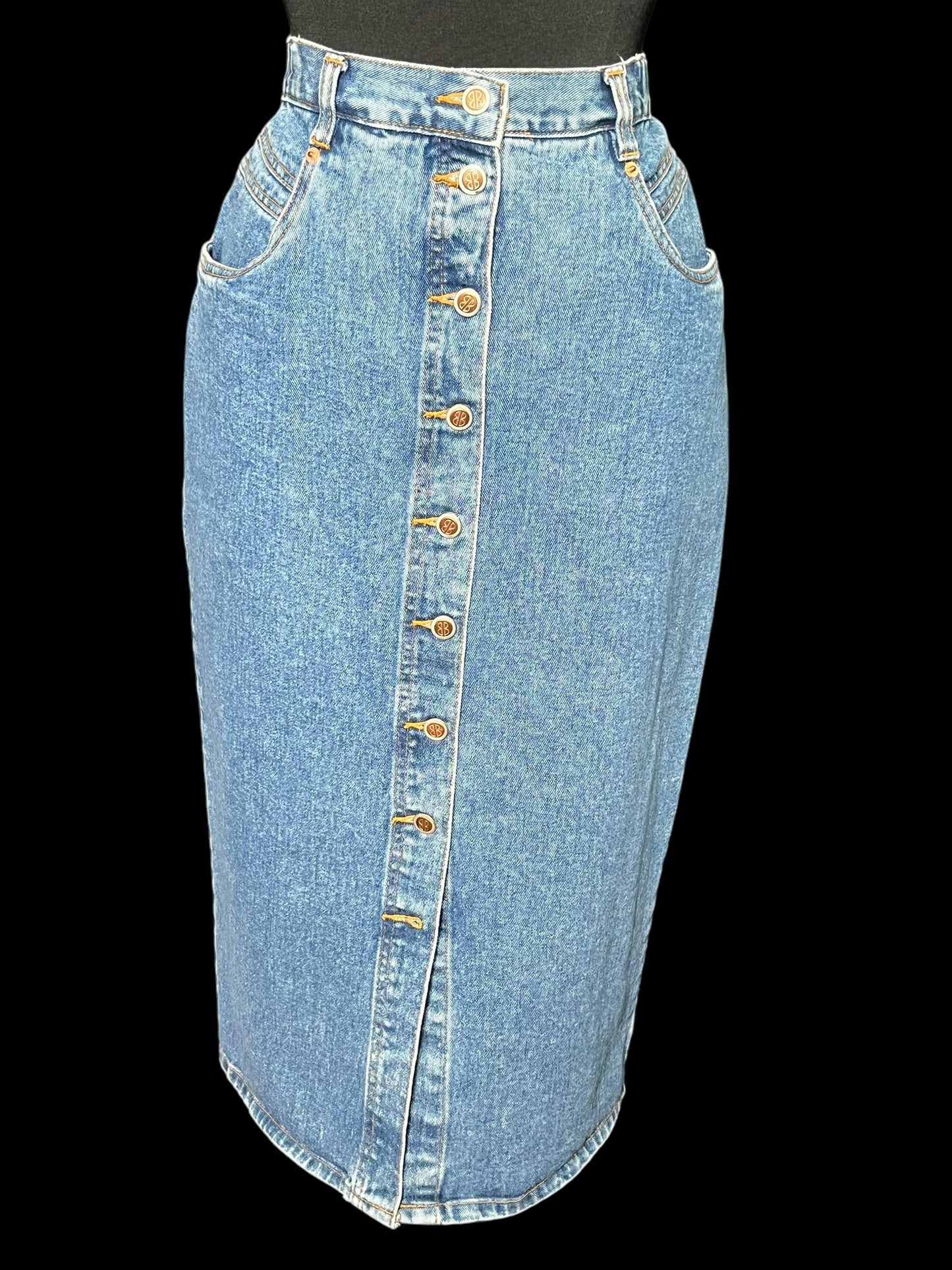 09.08 Skirts Vintage Bill Blass Denim (8 Slim)
