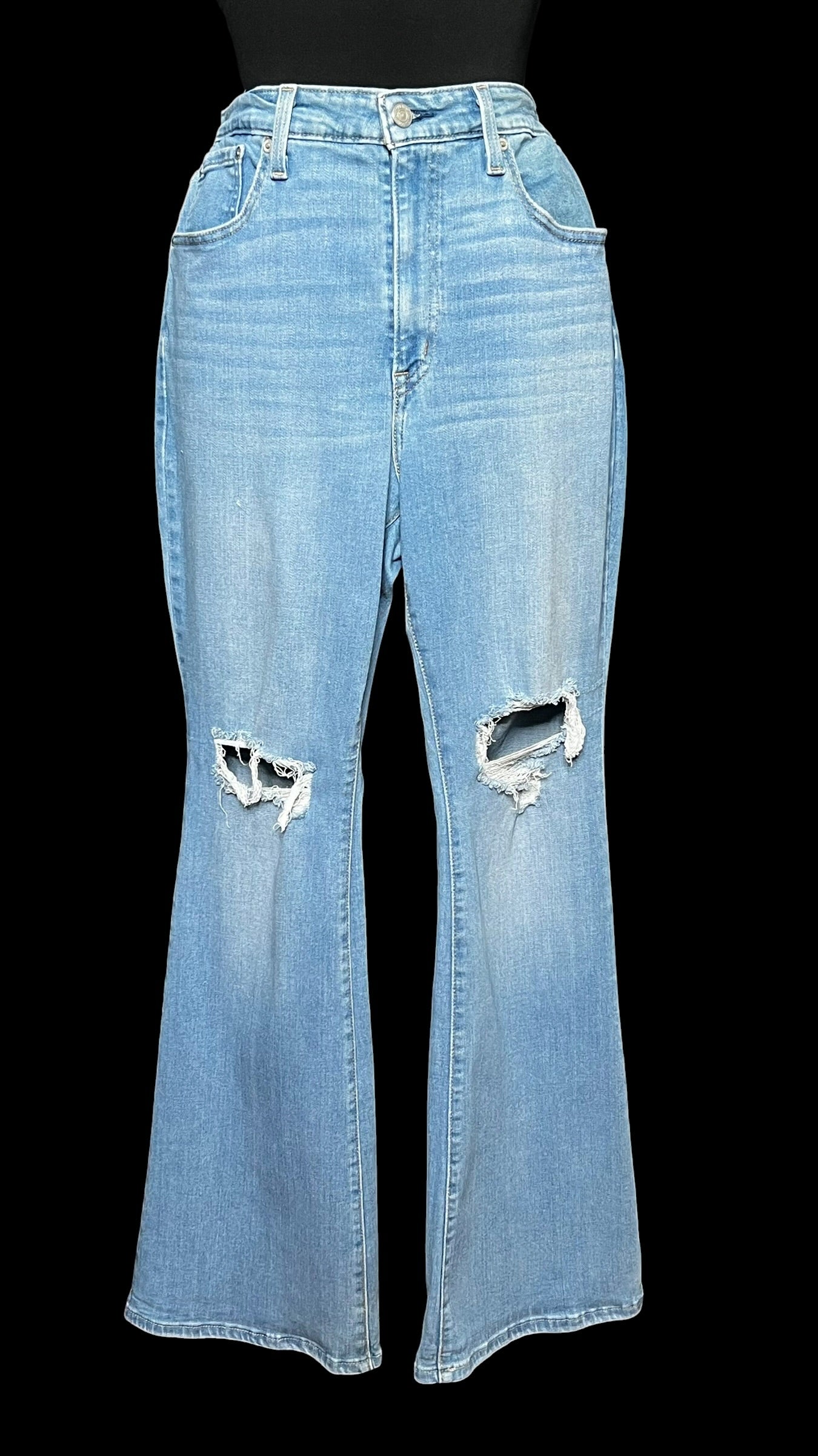 08.27 Pants Levis 726 Flare Denim (W32/R11/I33) Fits (10) Tall