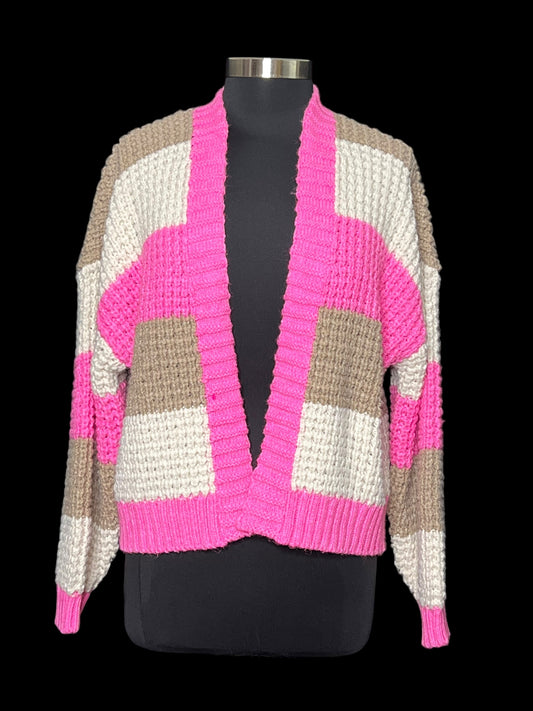 10.29 Sweaters A. Eagle Crm/Pnk/Tan (L) Fits (L/XL)