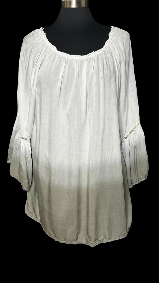 07.27 Tops Context Wht/Olive (XL) Fits (L)