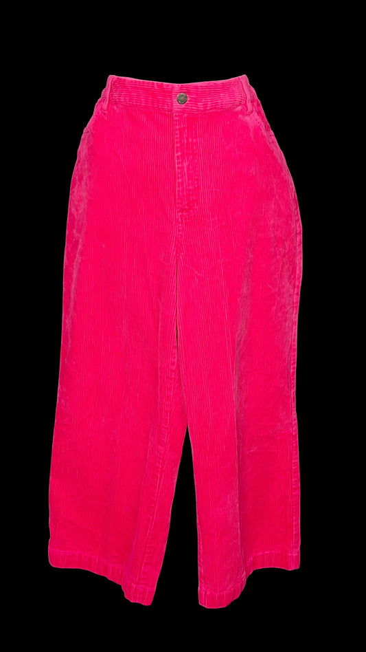 10.02 Pants On 34th Pink Corduroy (16) Fits (12) W34/R13/I25