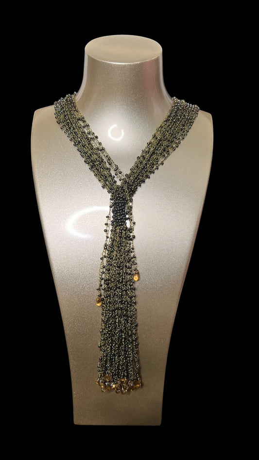 07.02 Necklaces Brown/Bronze Beaded