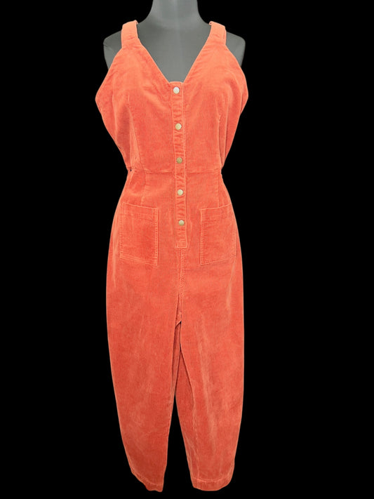 02.03 Jumpsuits Univ Threads Rust Corduroy (16) Fits (10/12)