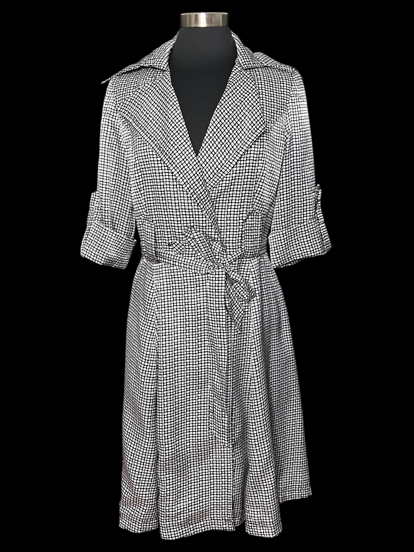 07.31 Jackets Lapis Blk/Wht Trench (M/8)