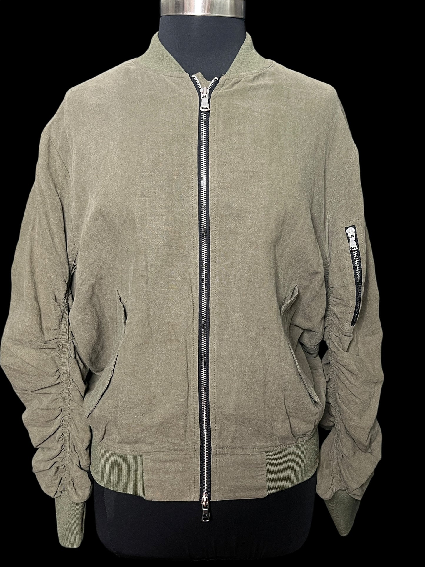 41.50 Jackets L.A. Olive Green Bomber (M)