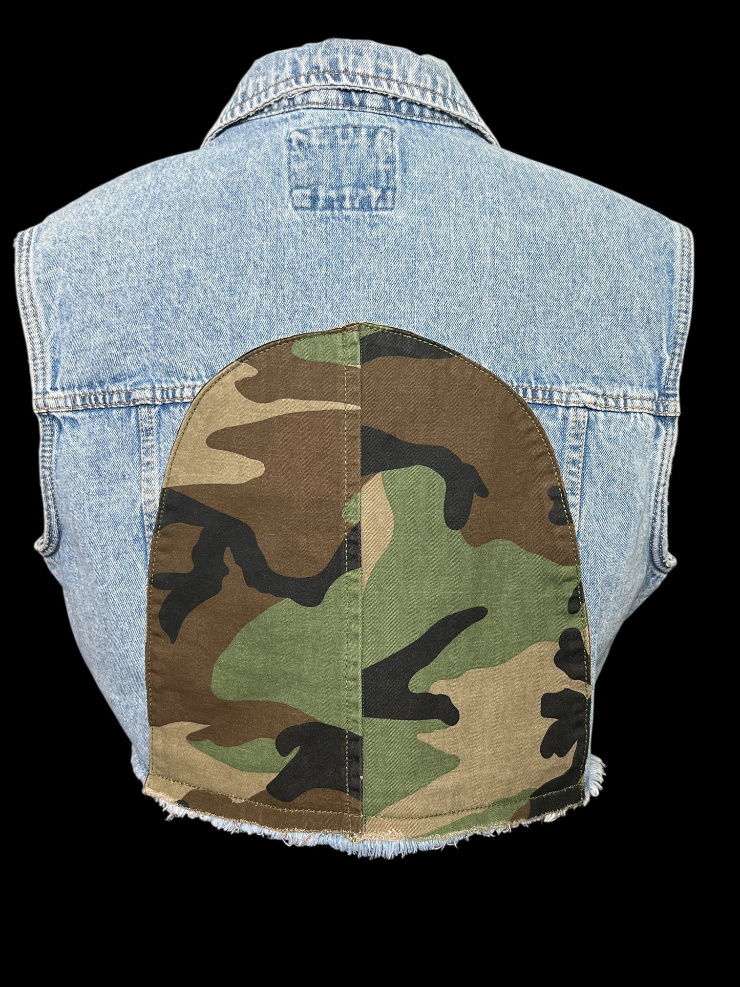 08.10 Vests UPCYCLED Denim (1X) Fits (XL/1X)