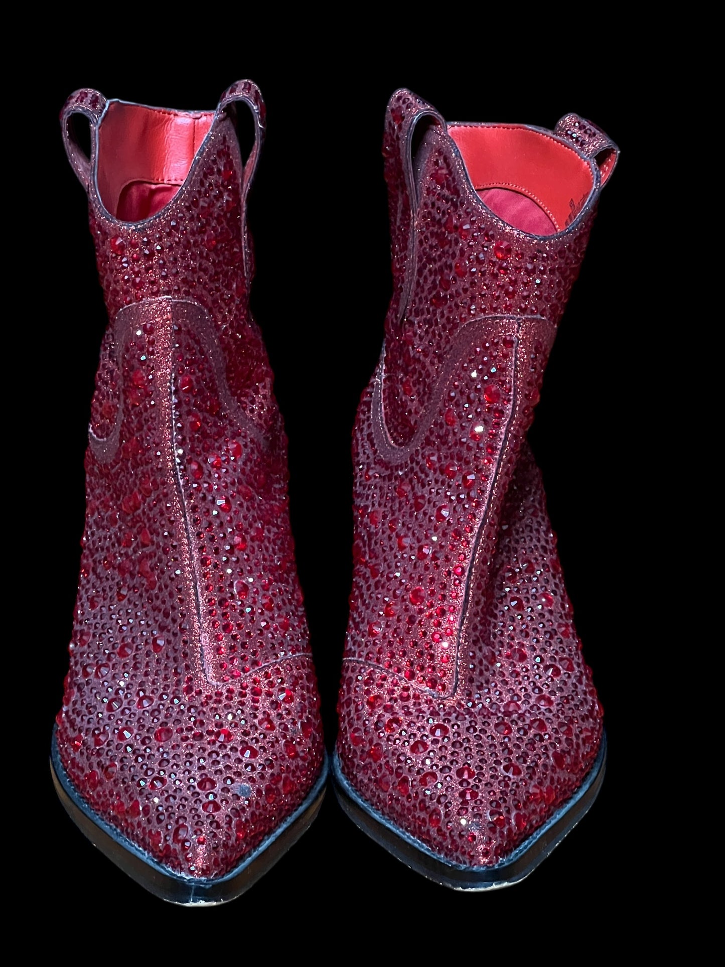 06.03 Shoes Jessica Simpson Red Studded Western (7)