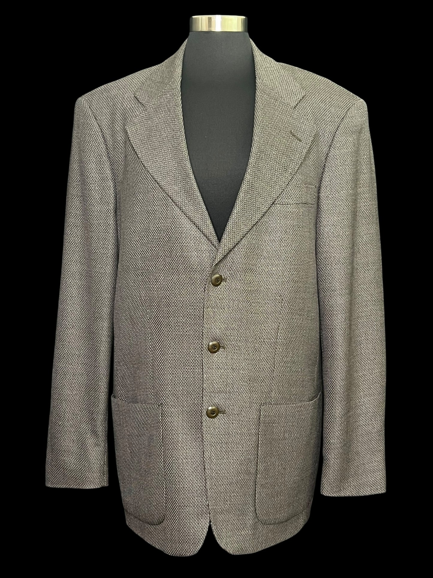 10.08 Blazers Bachrack Gray/Brown 42R Fits (1X) PTP 23.5"