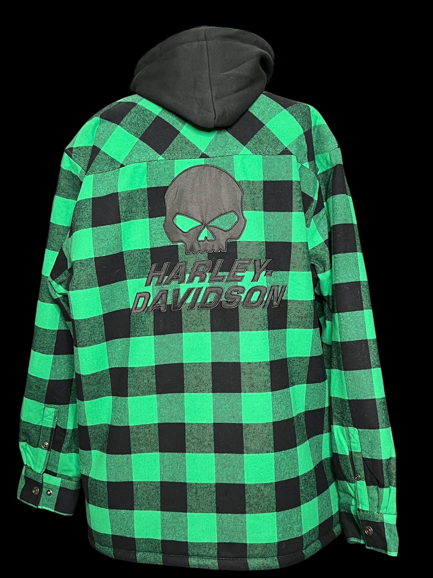 01.05 Jackets H. Davidson NWT Grn/Blk Lumberjack Plaid (2X)