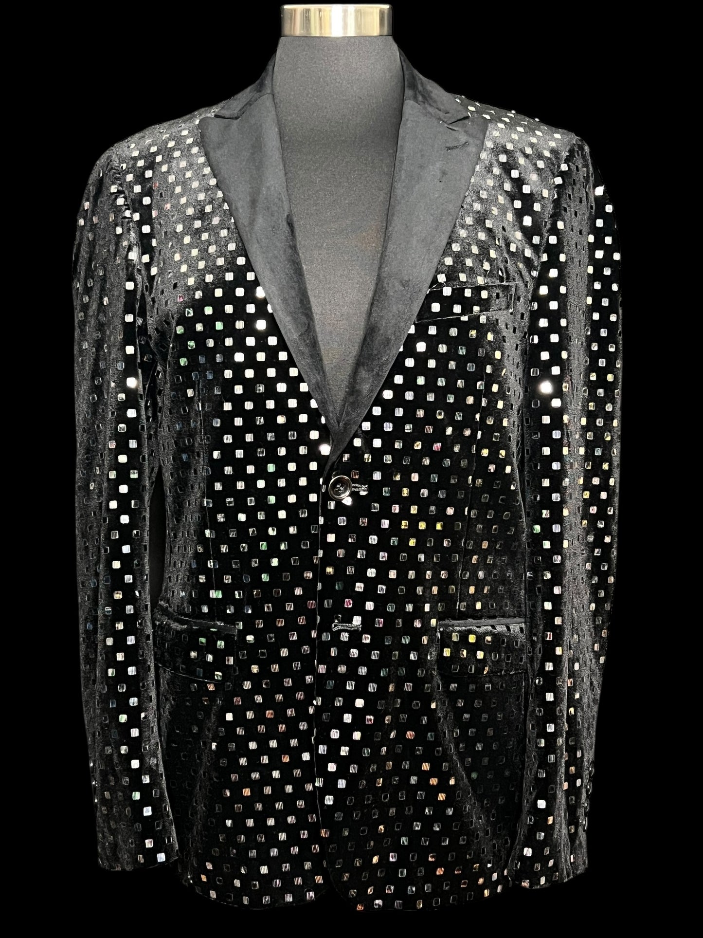 01.10 Blazers Blk/Flat Square Sequin (10)