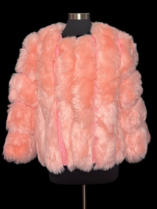 11.19 Jackets Yaoluo Pink Faux Leather/Fur (8/10)