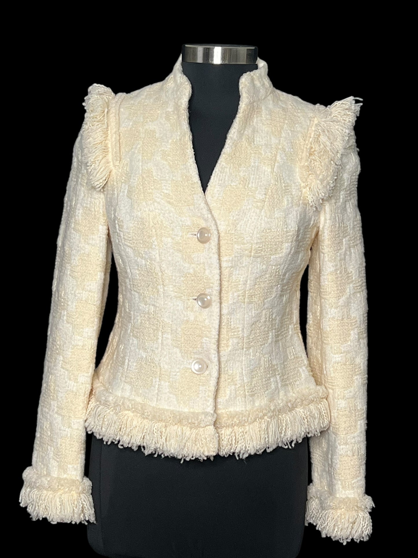 12.13 Blazers Worth Cream Fringe (S)