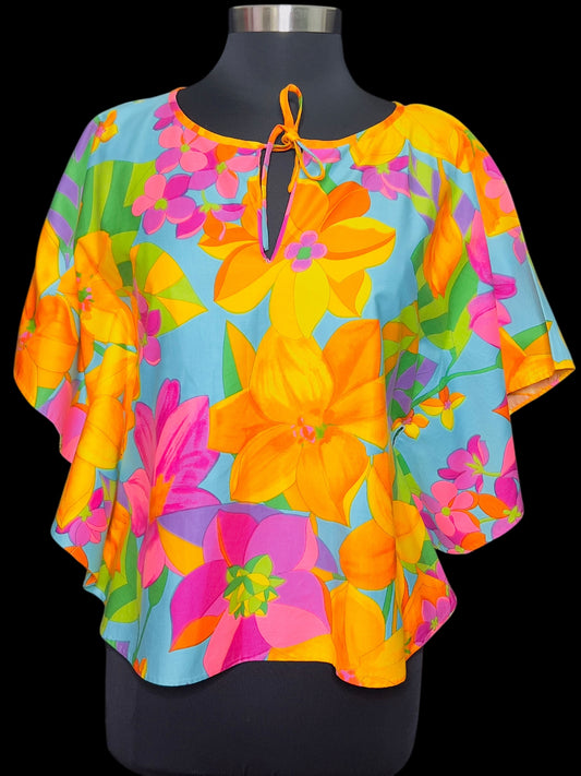 03.20 Tops Vintage Ylw Floral Multicolor (M)