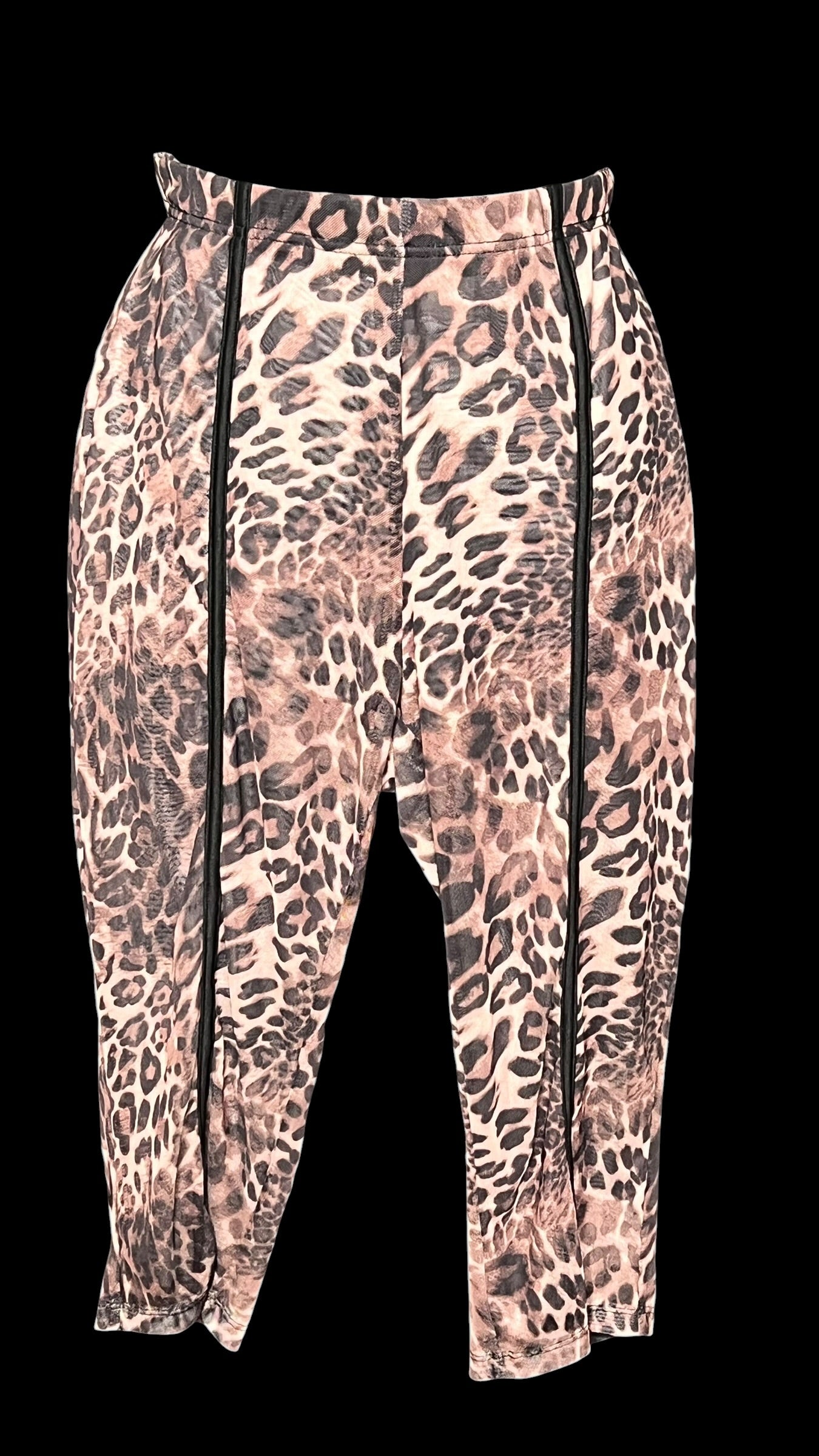 05.28 Pants Legging Shorts Sheer Leopard Print (L)