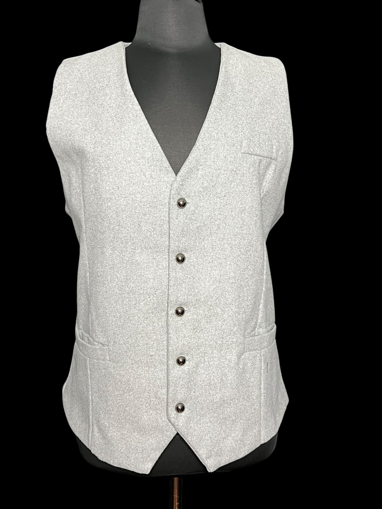 12.11 Vests NWT Gray Long (XL) Fits (M/8-10)