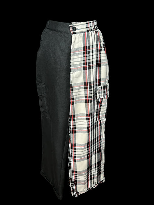 03.17 Pants Black/Plaid Color Block (8)