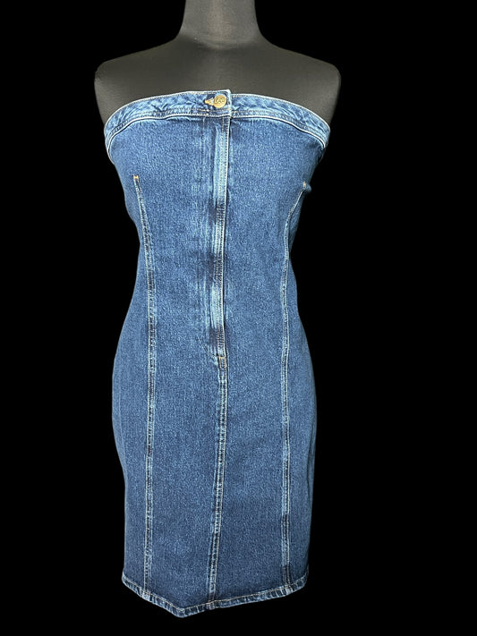 05.08 Dresses NWT Lee Strapless Denim Stretch (3X) Fits (2X)