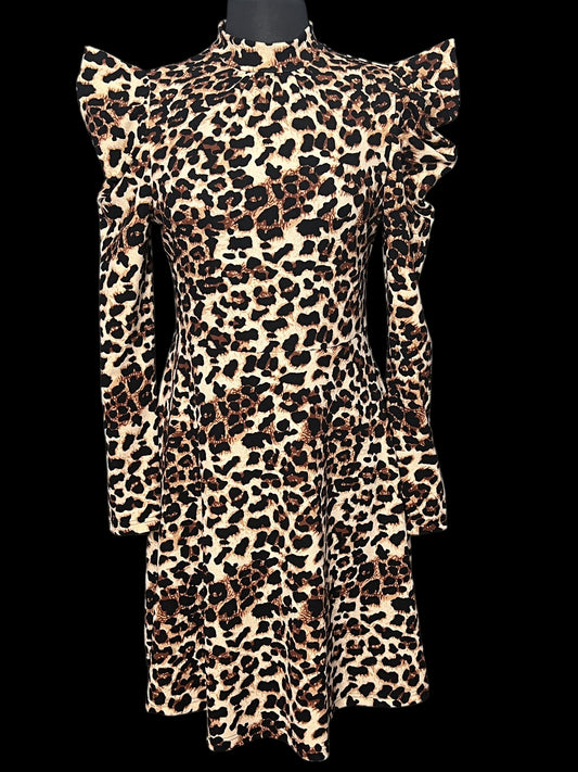 07.16 Dresses Shein Leopard Print (XL) Fits (M/8)