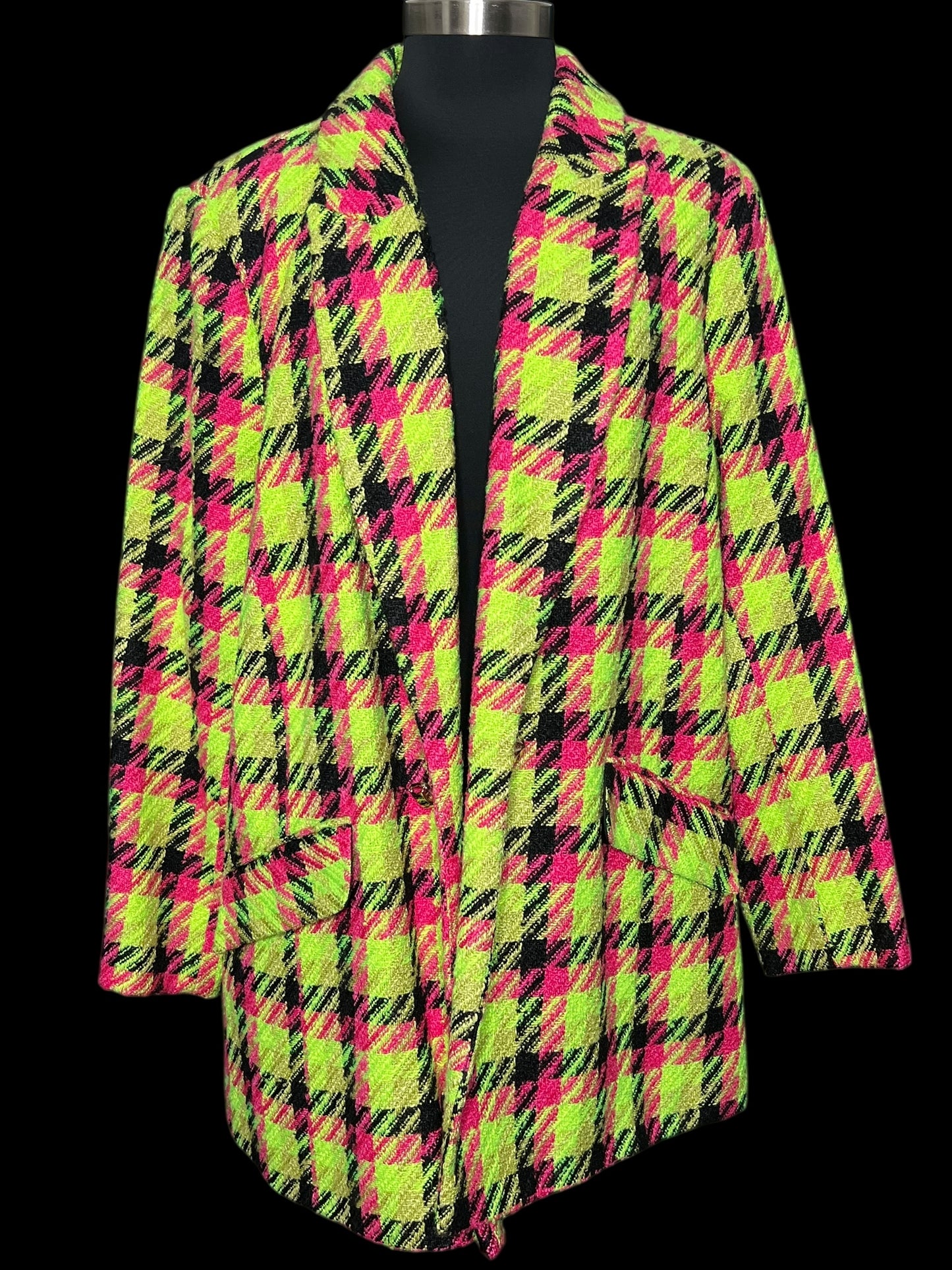 10.17 Coats River Island Lime Check Boucle (24) Fist (20/22) Cvy