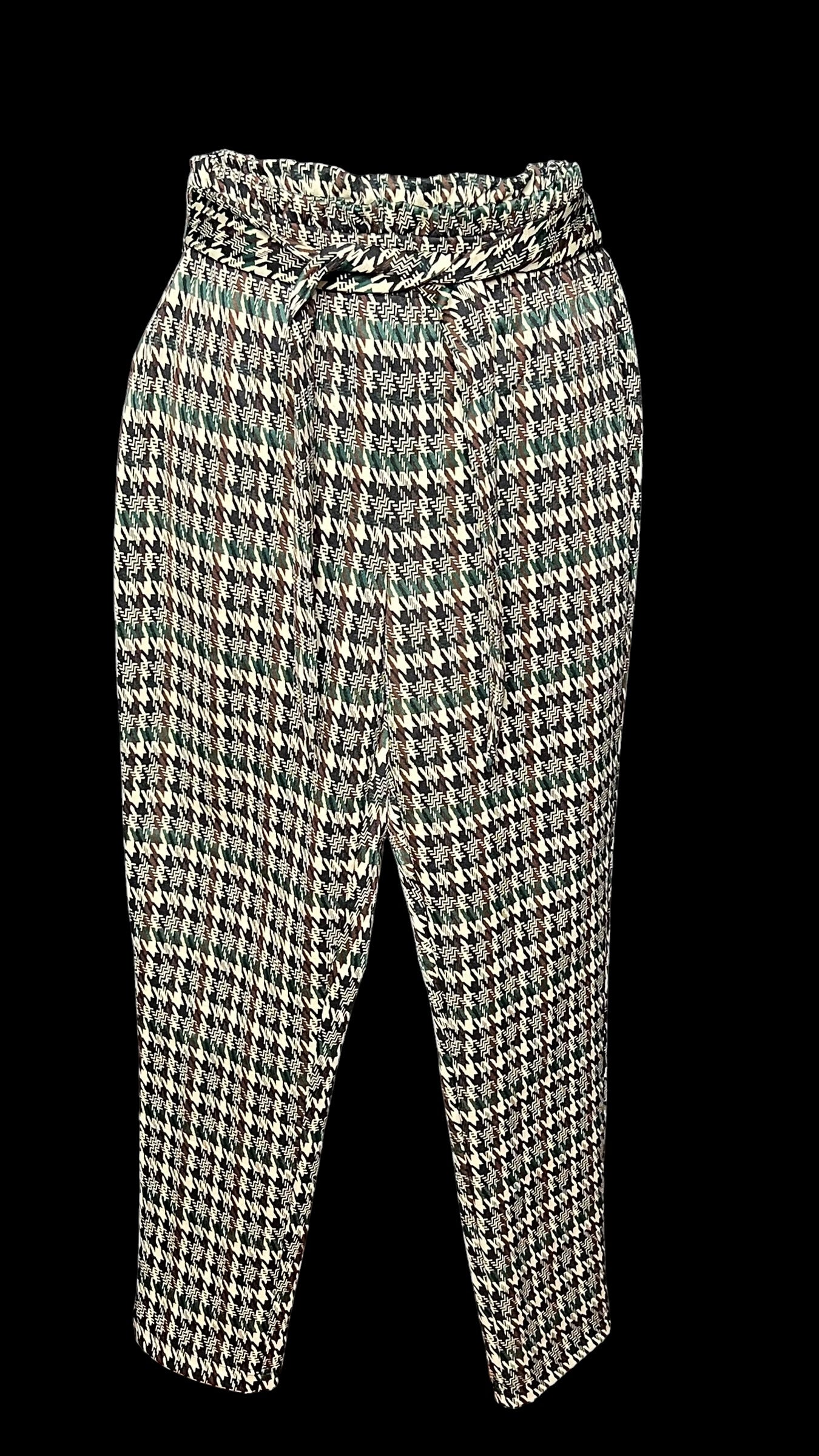 09.01 Pants Soho Camo Houndstooth (L) Fits (M)