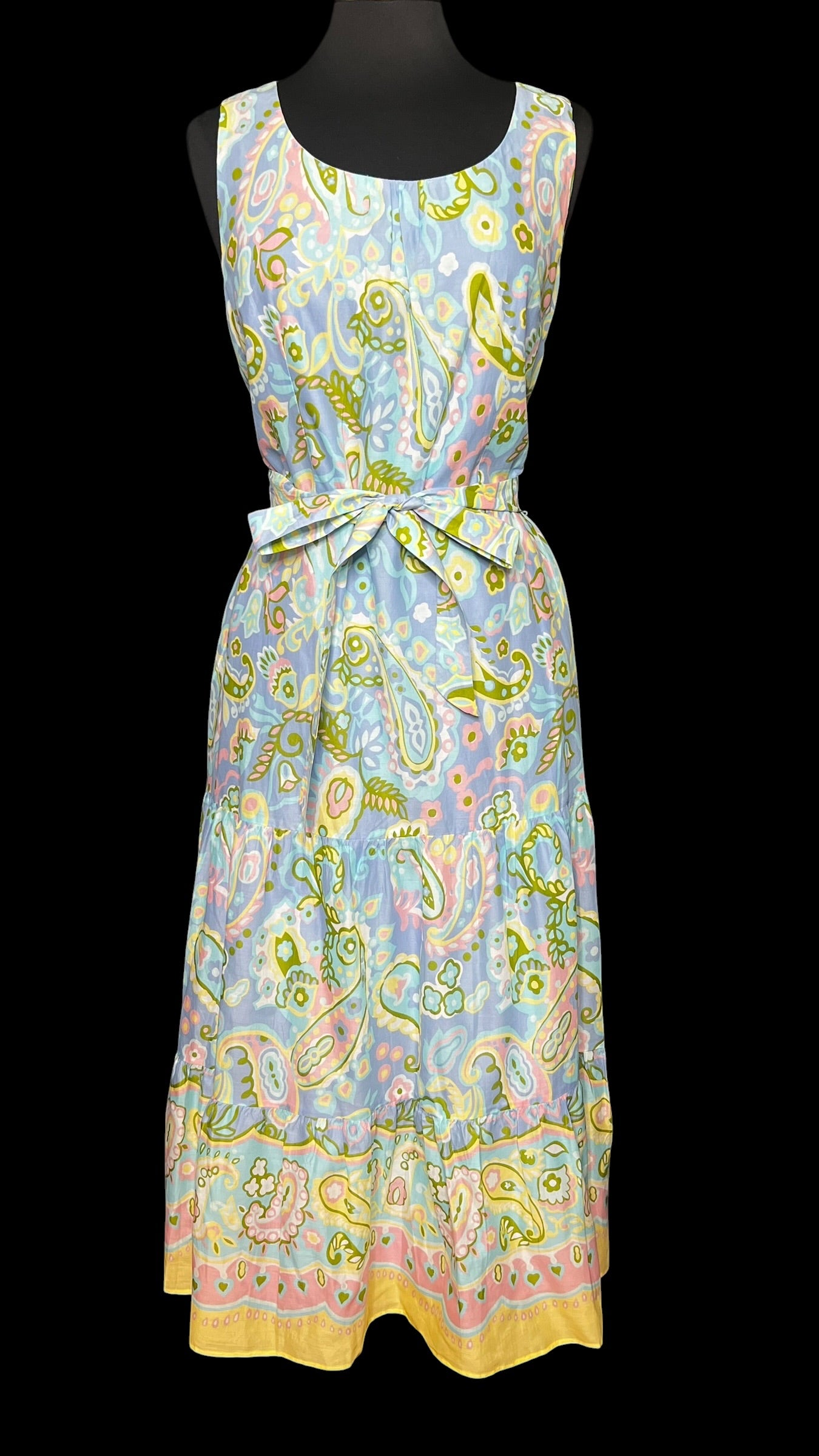 07.14 Dresses NWT Talbots Blue Multi Floral (16) Fits (10/12)