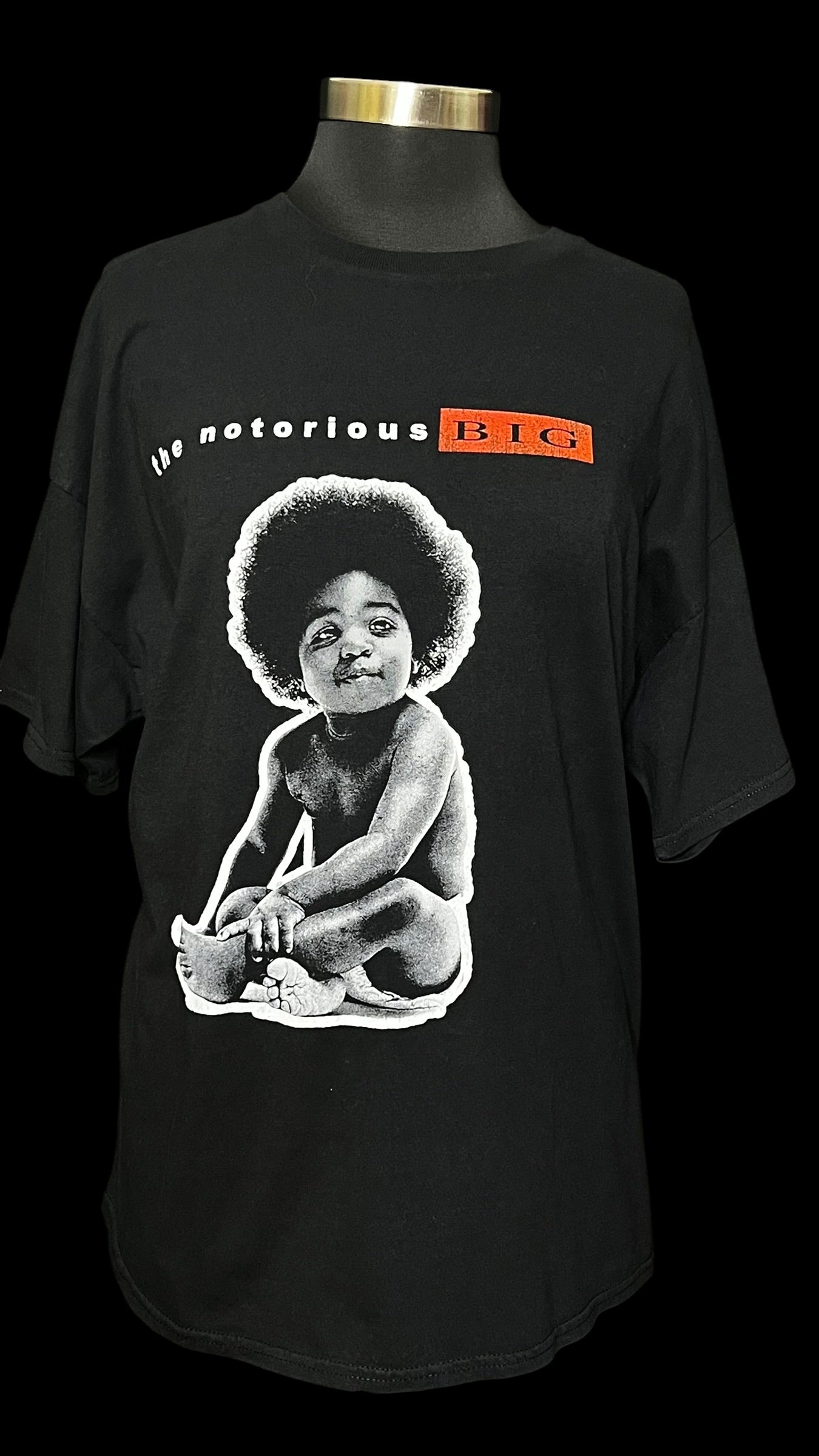 08.02 Tops Biggie Black Tee (2XL) Cvy