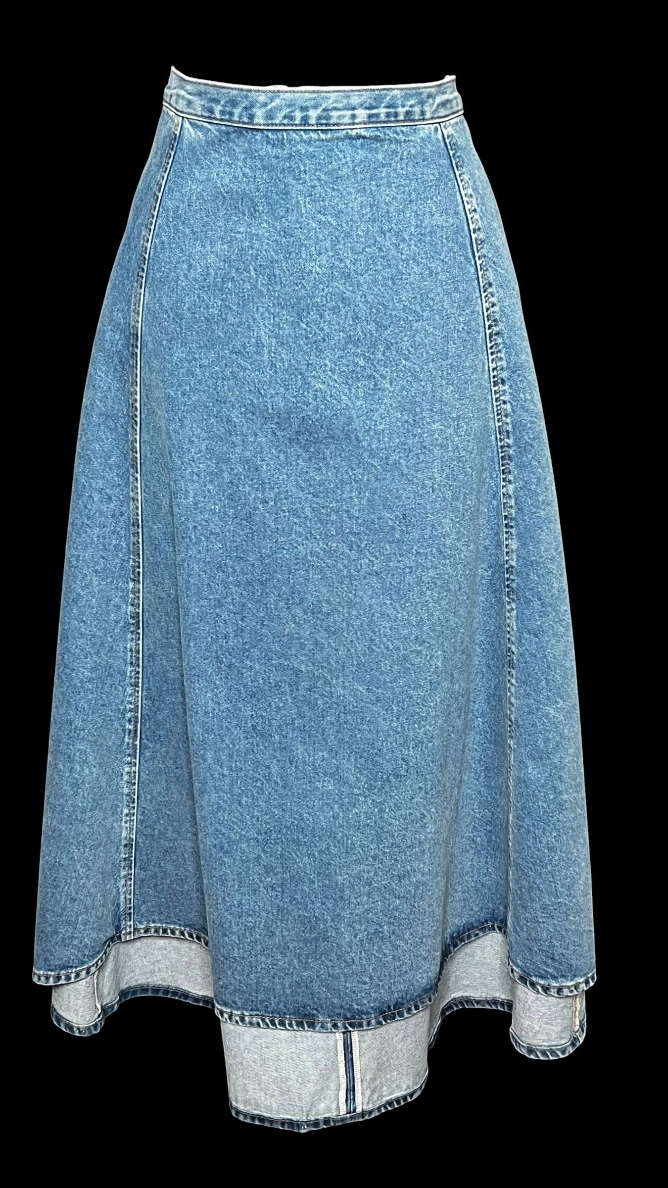 08.27 Skirts NWT H&M Denim Maxi (W40) (18) Tall/Cvy