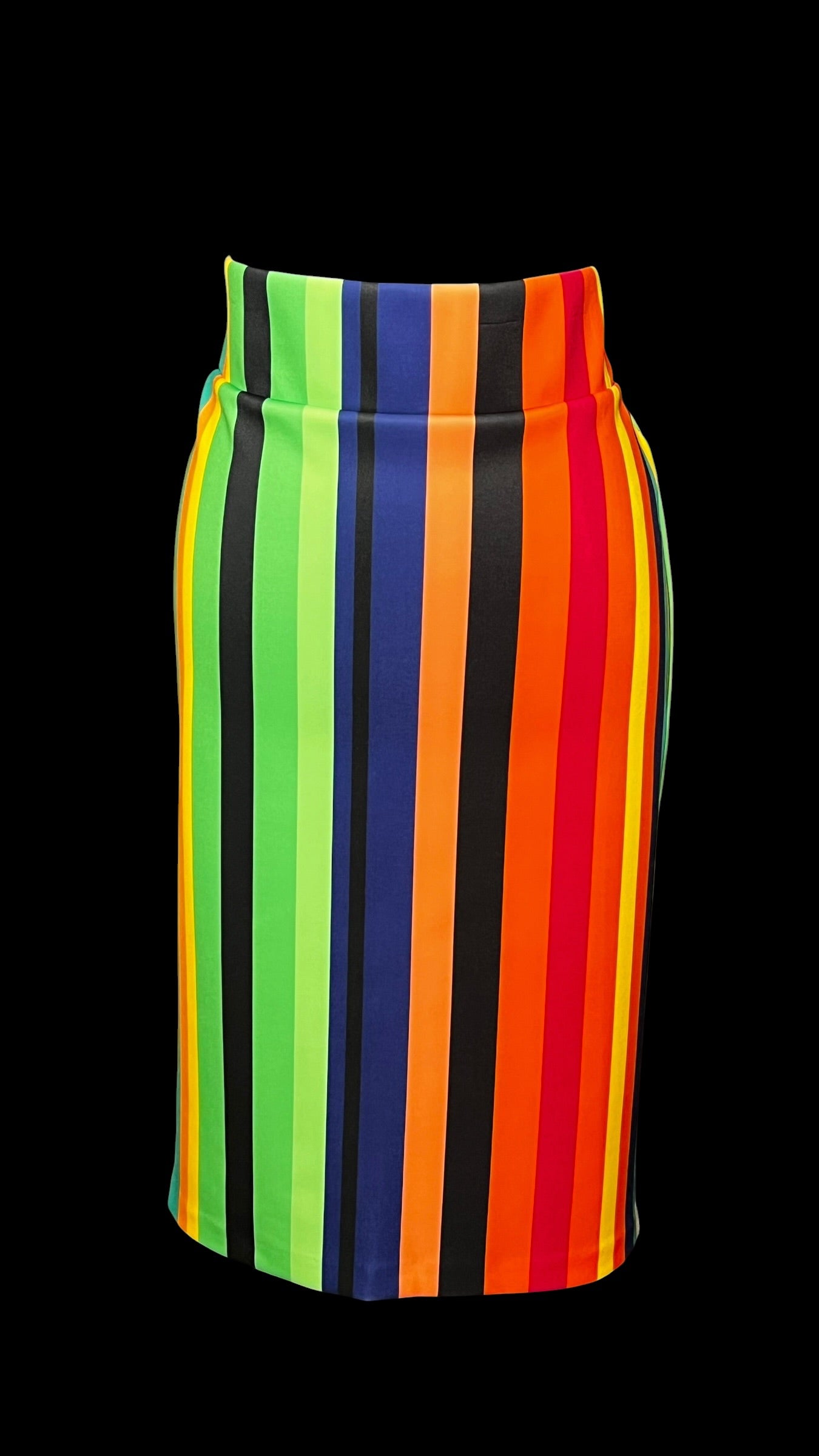 08.11 Skirts NWT Eloquii Multicolor Stripe Pencil (14)