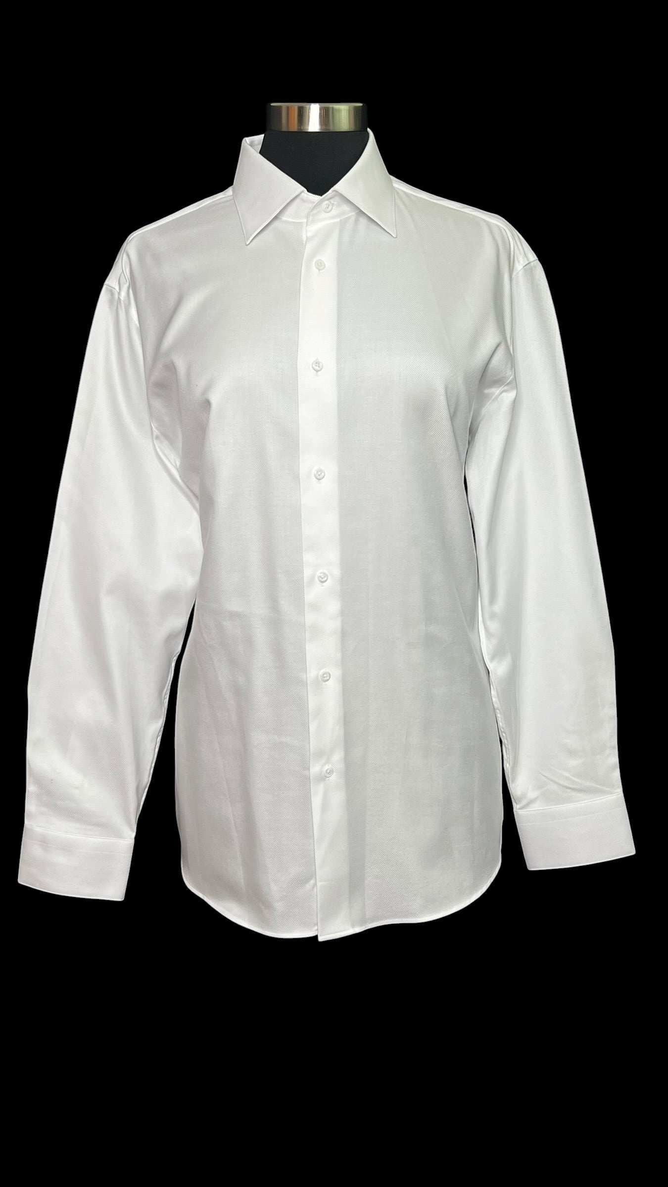 07.21 Tops NWT Wht Mens Button Down (M) PTP 22"