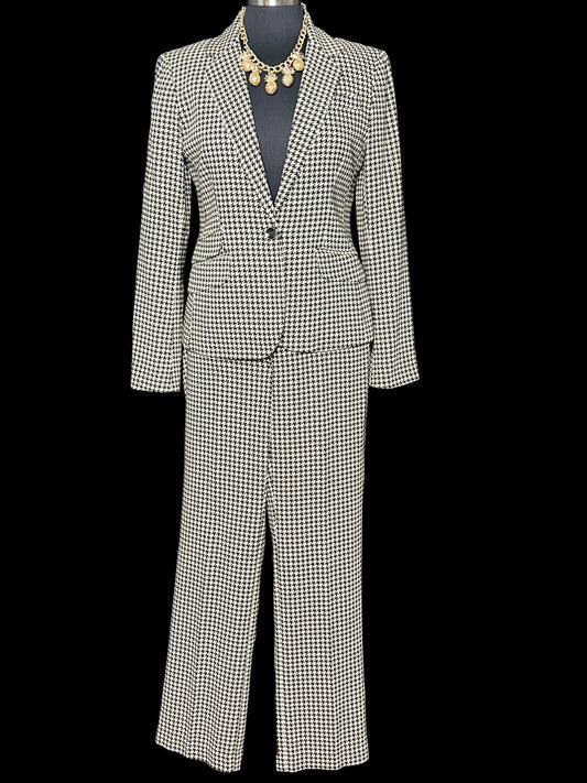 07.28 Sets 2PC 7th Ave Tan/Blk Houndstooth (8)