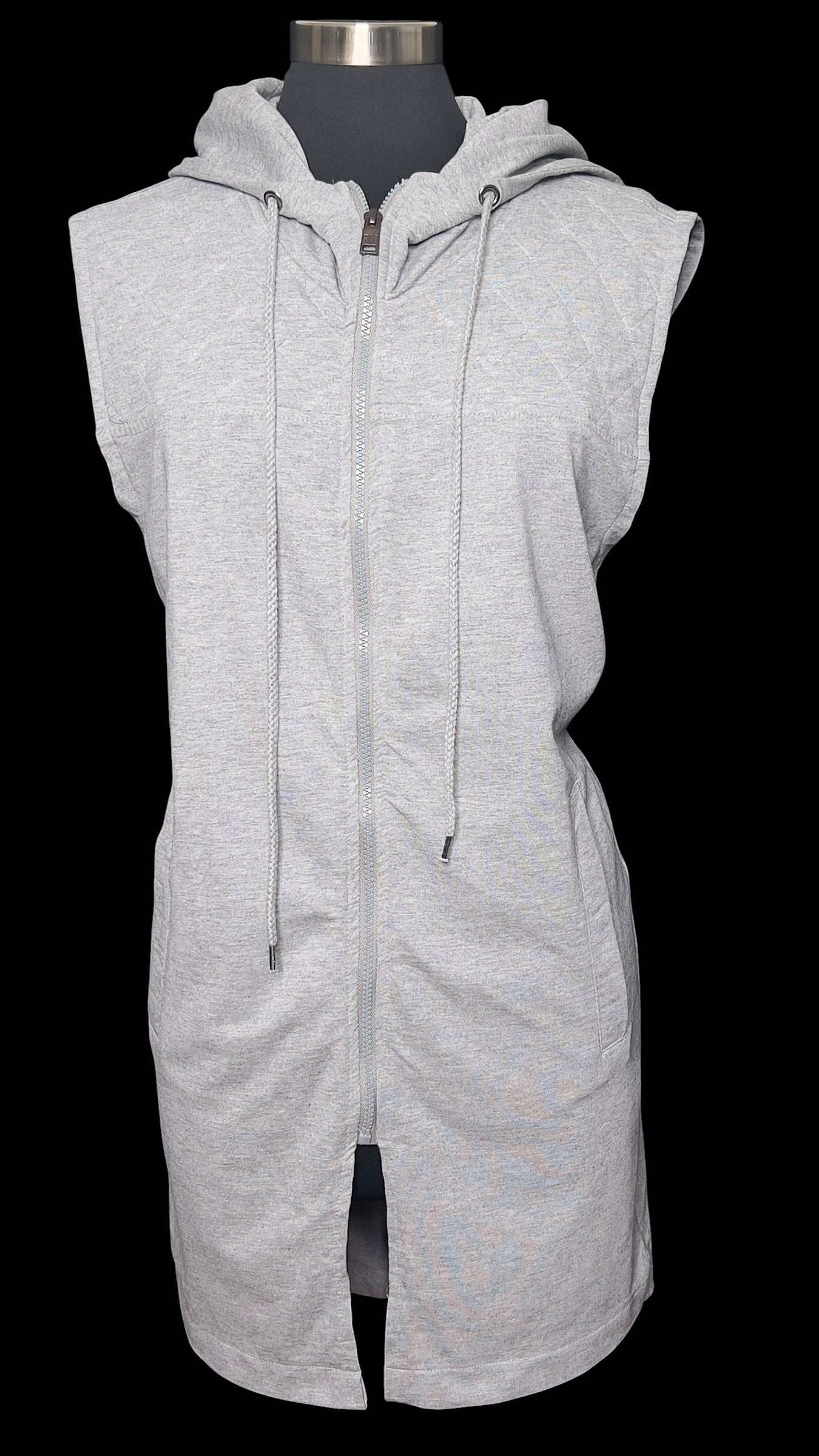 10.27 Vests NWOT Gray Zip (M) Fits (6/8) Slim