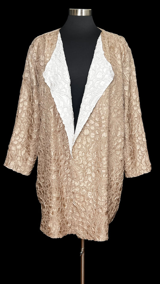 10.05 Dusters Chicos Tan/Cream Reversible (3) Fits (XL)