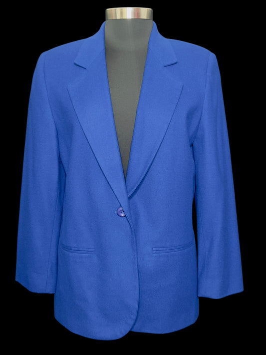 02.03 Blazers Sag Harbor Cobalt Blue Wool (12P) Fits (10P)