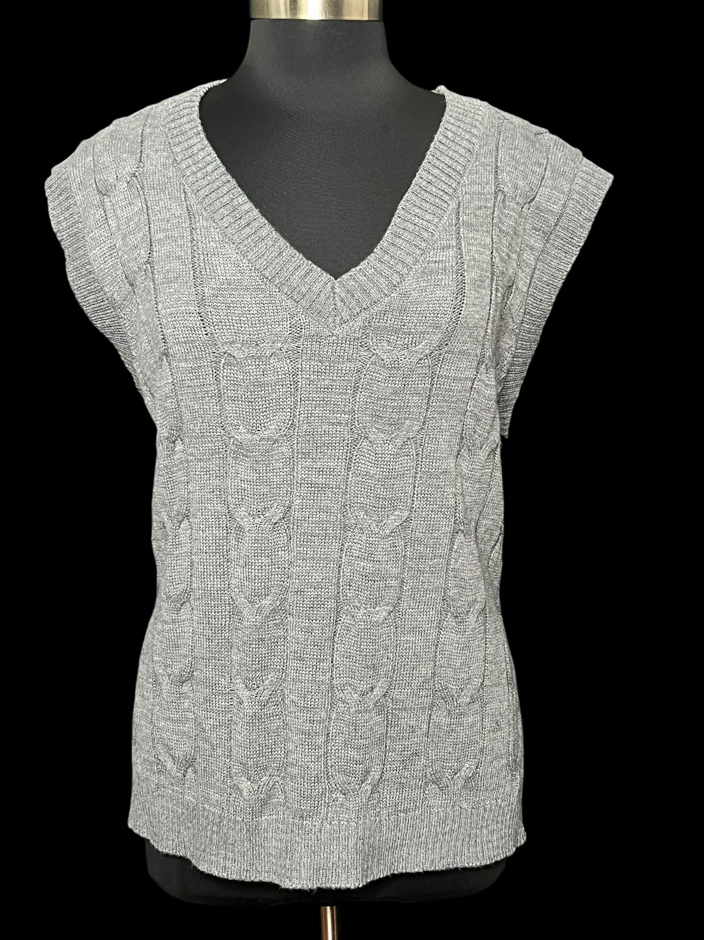 10.27 Sweaters NWOT Emery Rose Gray Sweater Vest (2XL) Cvy