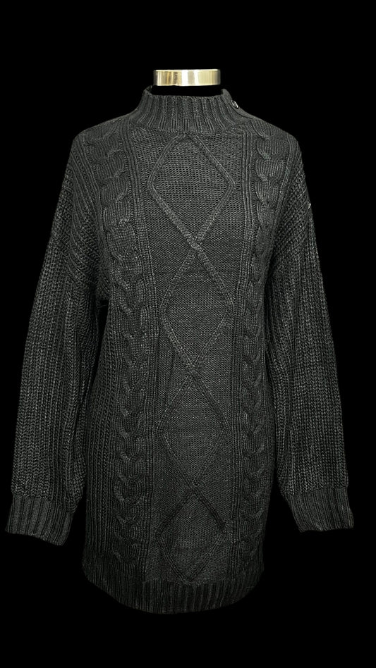 10.13 Dresses NWT BTFBM Black Cable Knit (L/12)