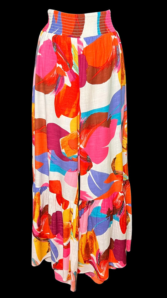 07.02 Pants NWT A. Stewart Multicolor Palazzo (18/20) Fits (16/18) Cvy