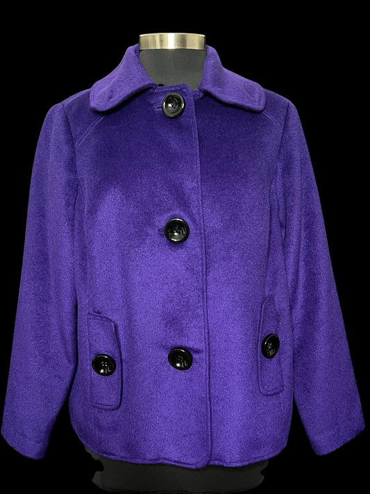 10.17 Coats Grace Elements Purple (14W) Fits (10/12)