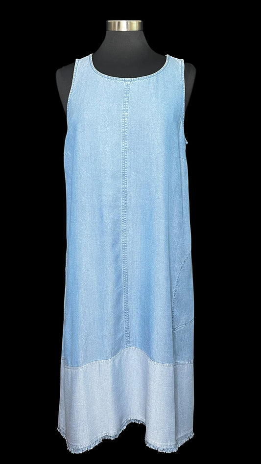 07.14 Dresses NWT J. Jill Blue Chambray (L) Fits (M)